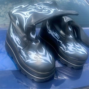 Vintage Flame Boots